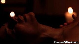 Two sexy lesbian girls having passionate porn video