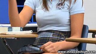 InnocentHigh Sexy Rilynn Rae classroom rammed porn video